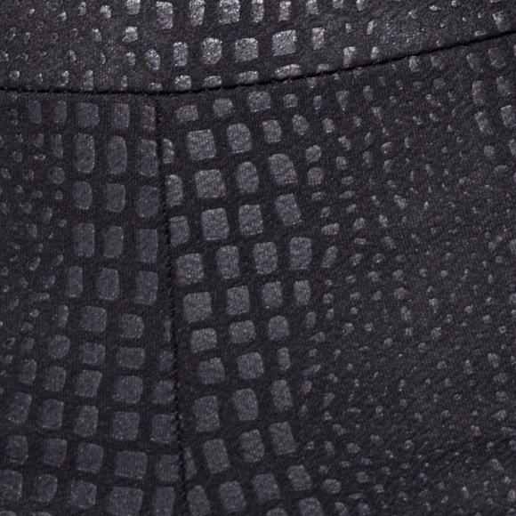 LAST 1! Black Crocodile Print High Waist Leggings - Picture 6 of 6